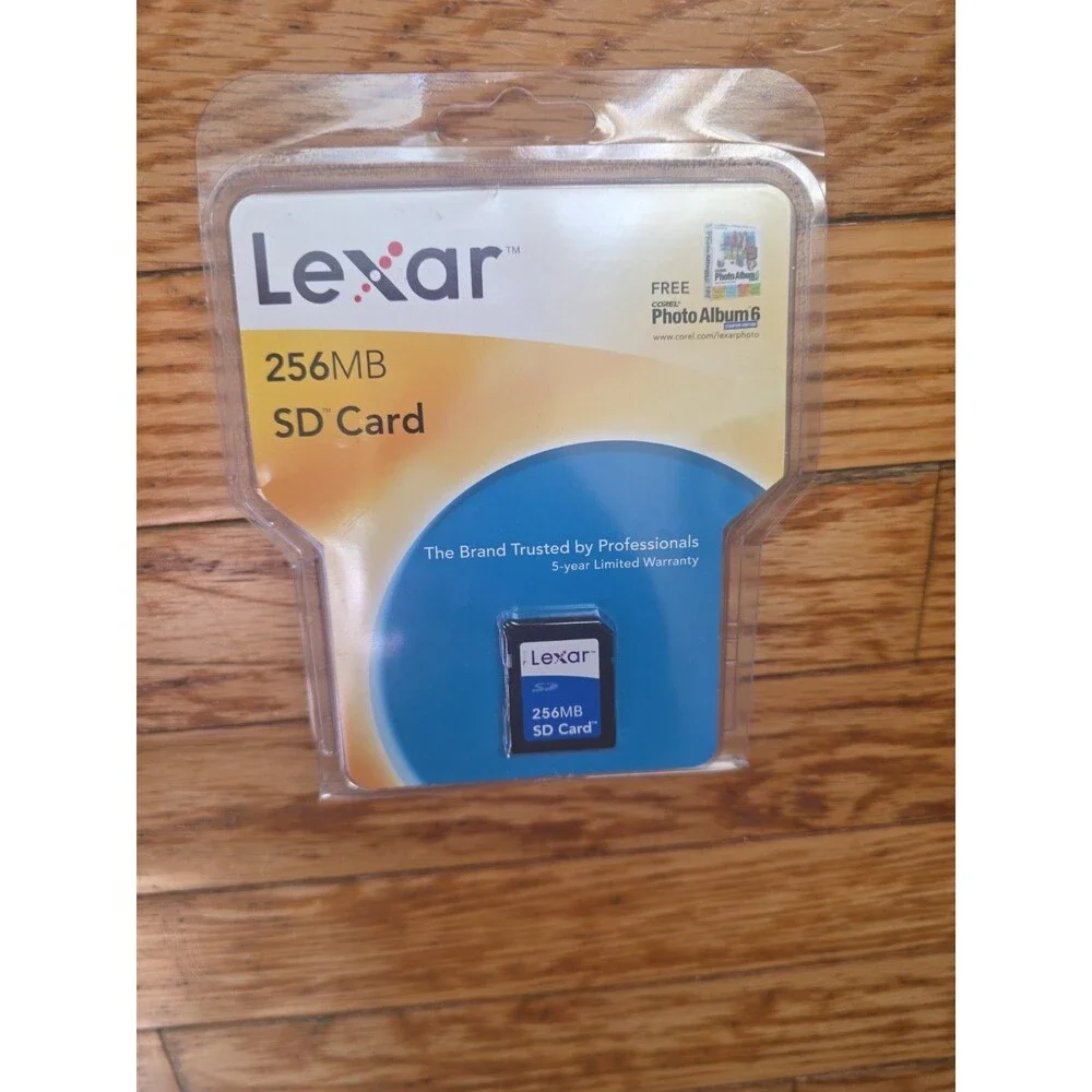Lexar 256MB SD Card Factory Sealed